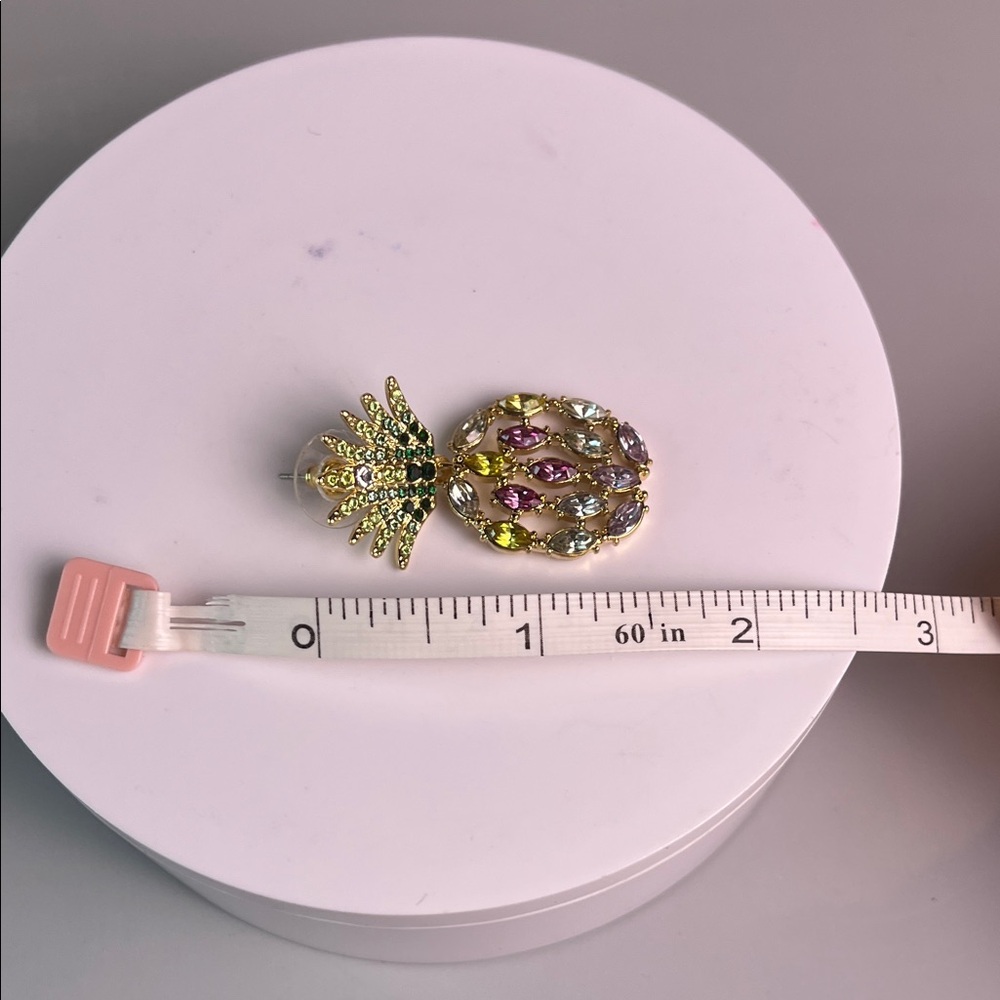 Pineapple Shaped Multicolor Earrings - image 6